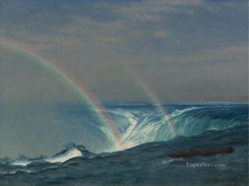 レインボー ホースシュー フォールズ ナイアガラの本拠地 アメリカのアルバート ビアシュタットの滝 Oil Paintings